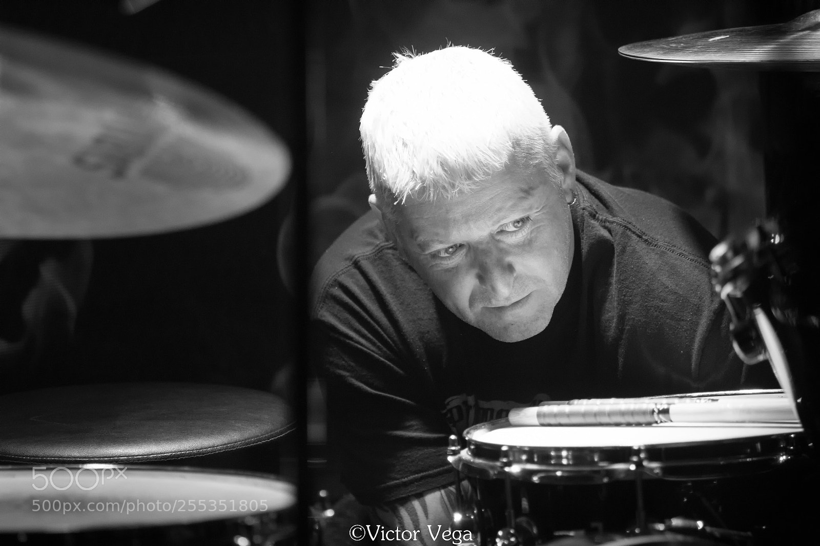 Canon EOS 60D sample photo. Jackhammers drummer at fibbers photography