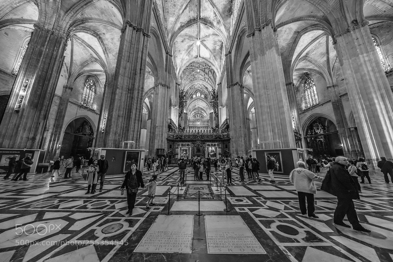 Canon EOS 5DS R sample photo. Catedral sevilla bw photography