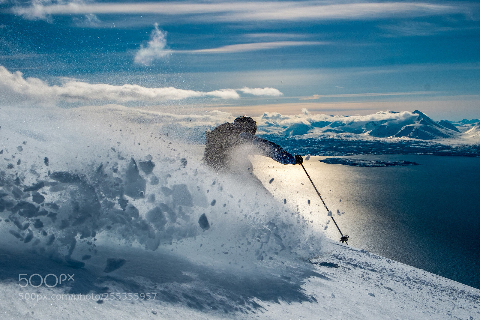 Fujifilm X-E1 sample photo. Skiing the fjords photography