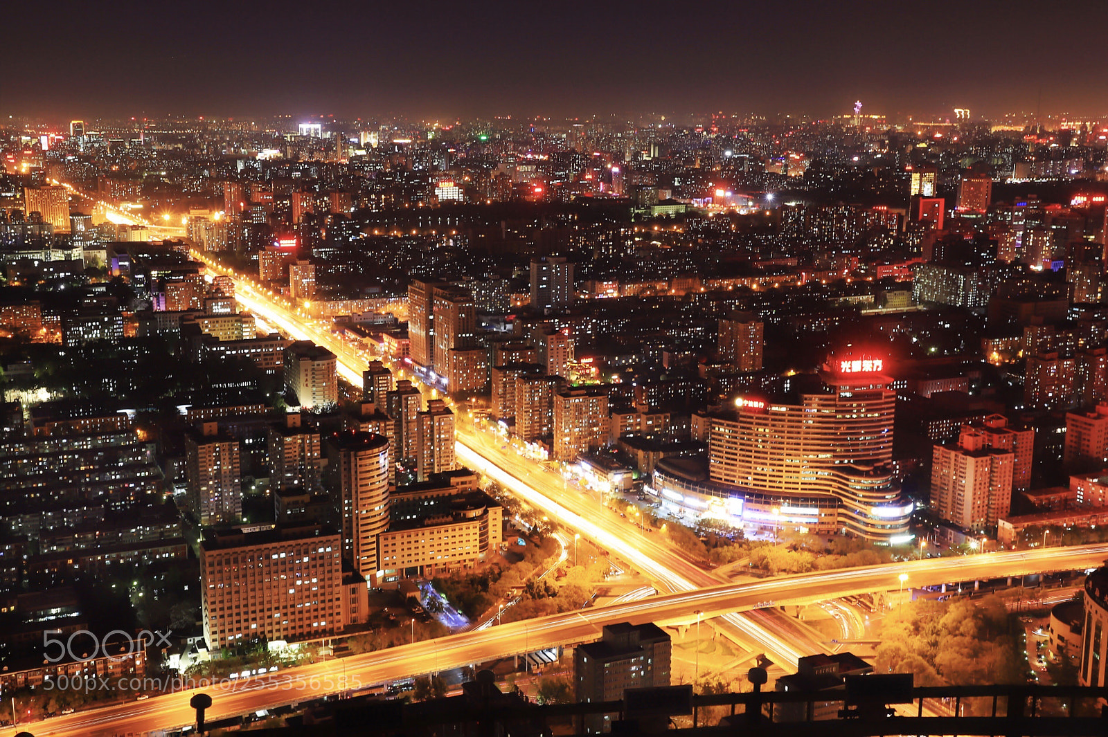 Canon EOS 6D Mark II sample photo. Night scene of beijing photography
