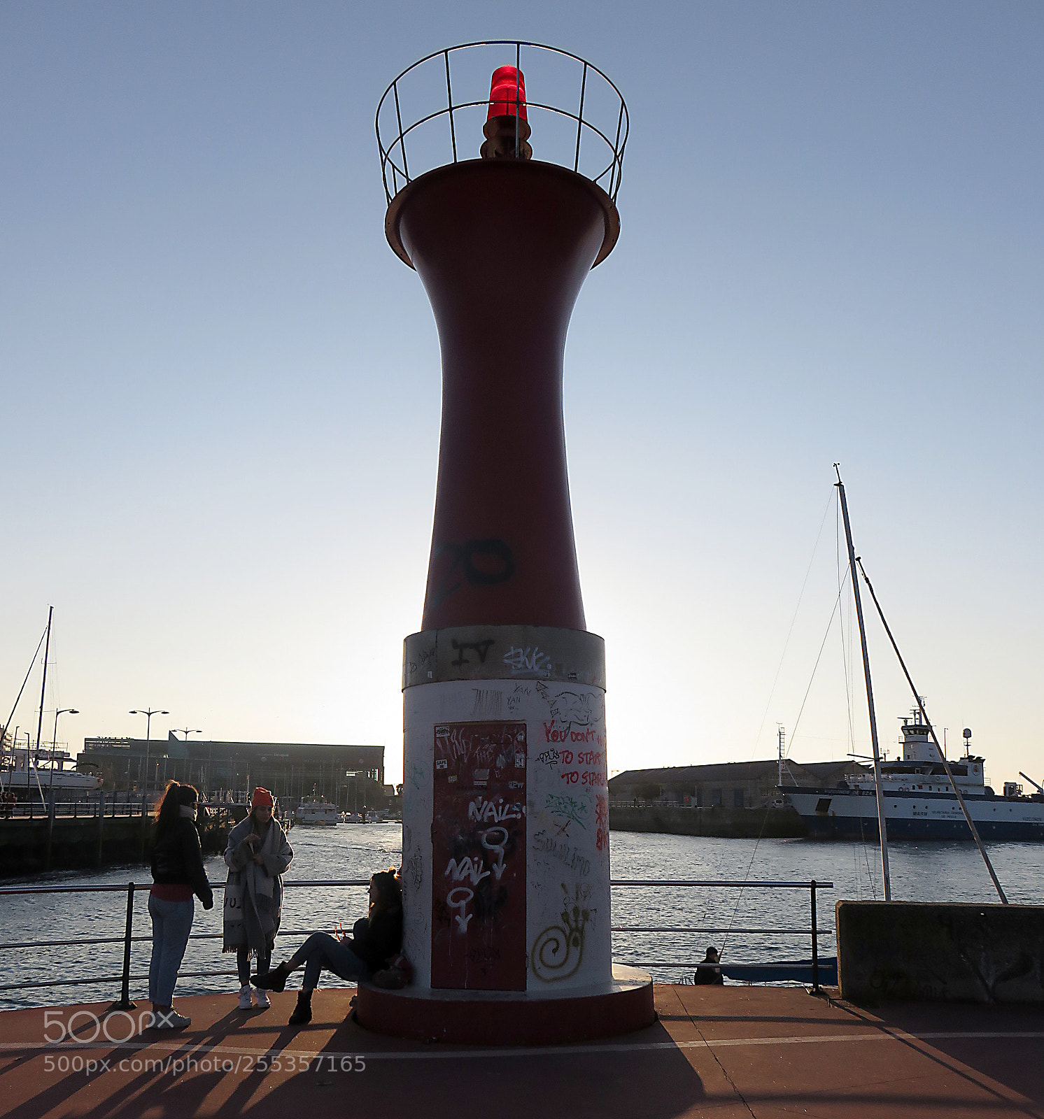 Canon PowerShot SX710 HS sample photo. Backlighted lighthouse photography