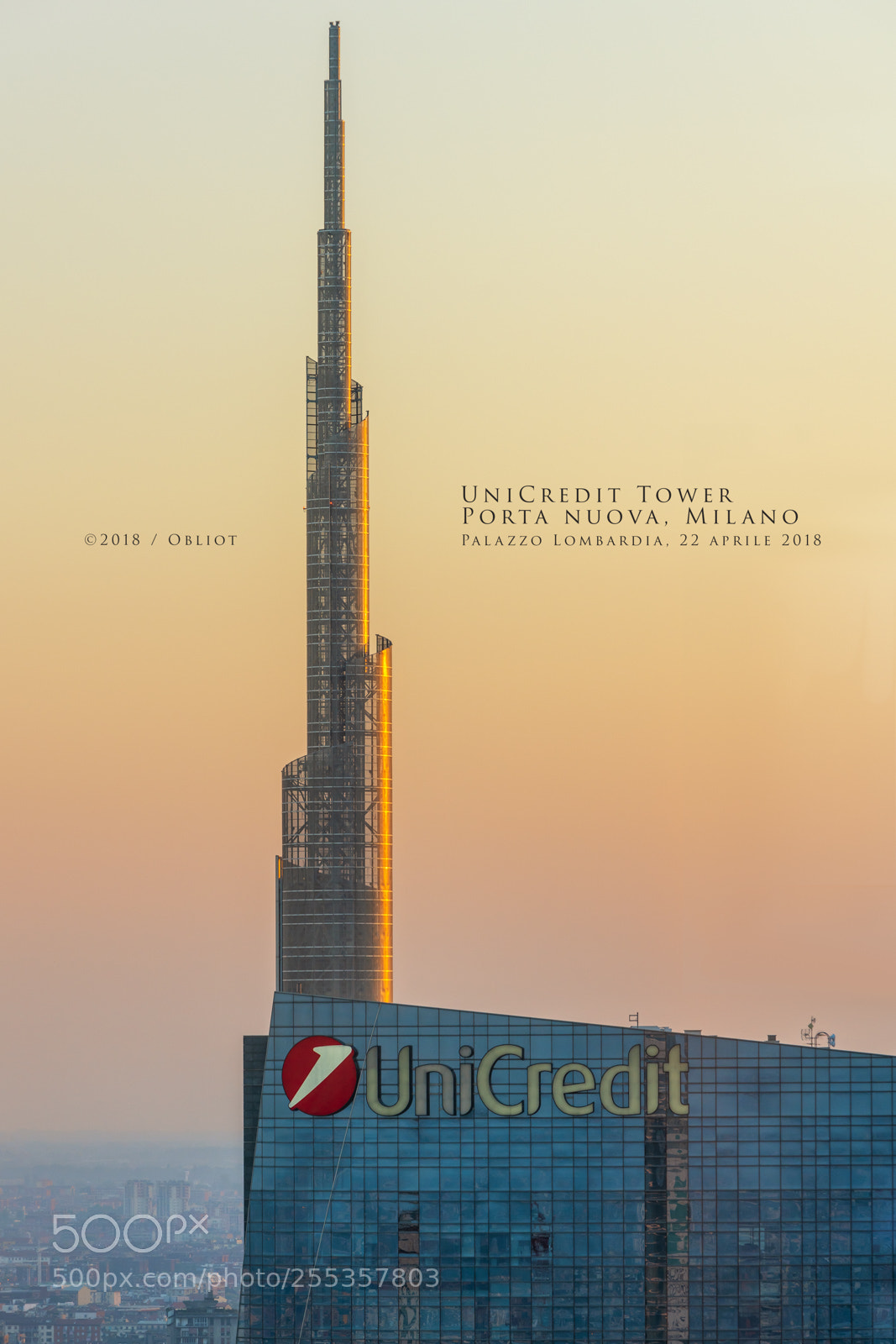 Sony a7R III sample photo. Unicredit tower, porta nuova photography