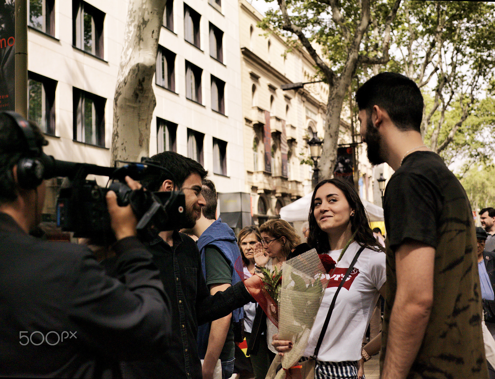 Hasselblad CF-39 sample photo. Sant jordi celebration photography