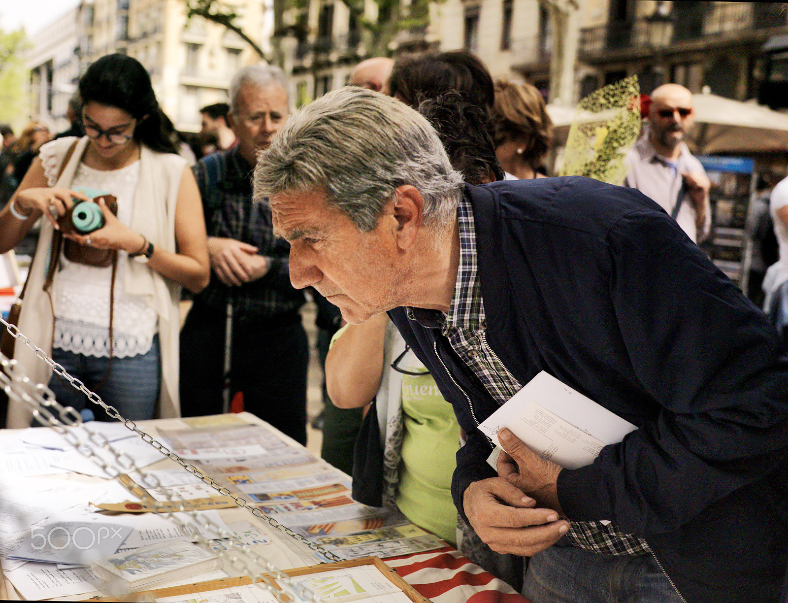 Hasselblad CF-39 sample photo. Sant jordi celebration photography