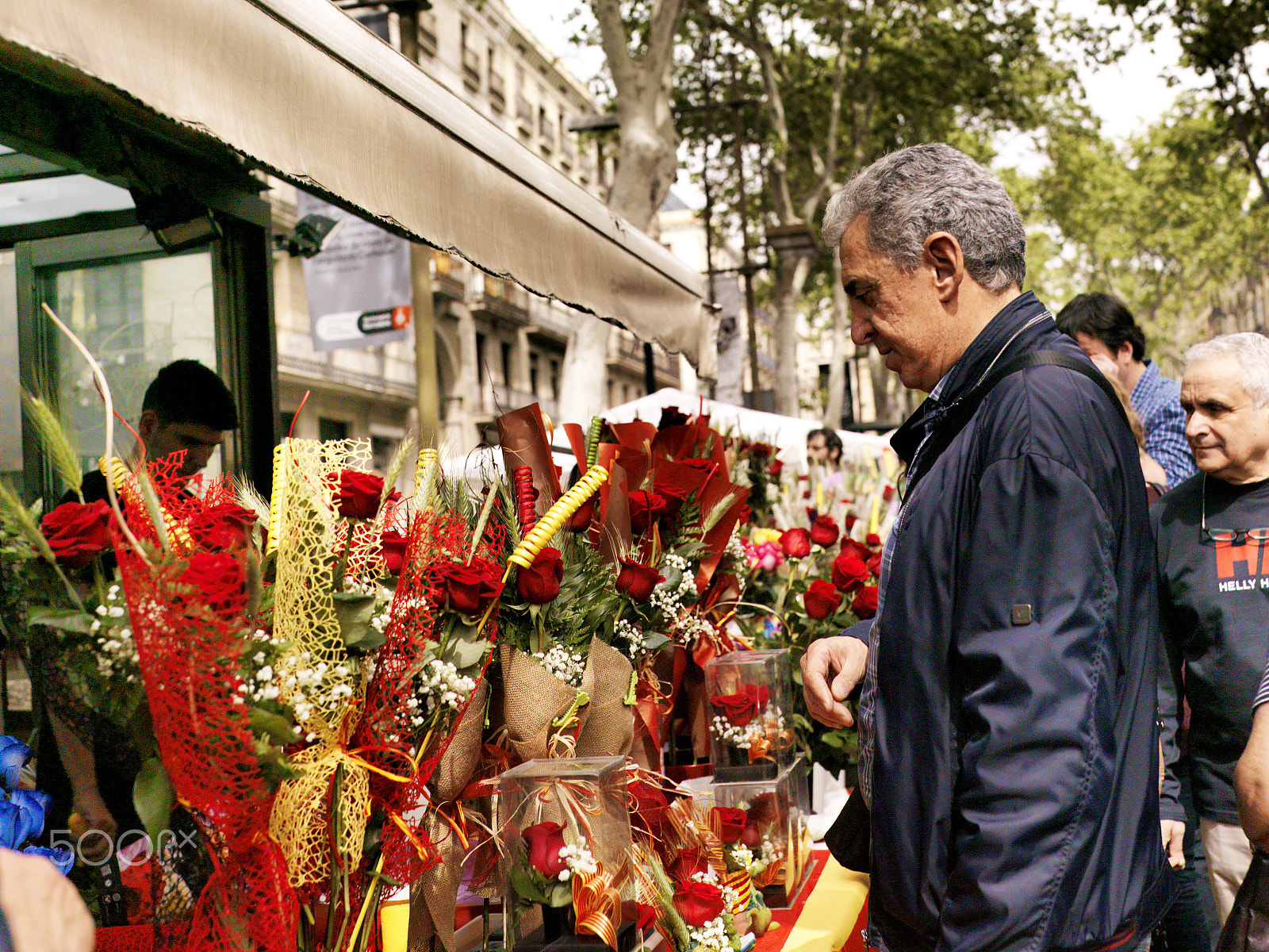 Hasselblad CF-39 sample photo. Sant jordi celebration photography