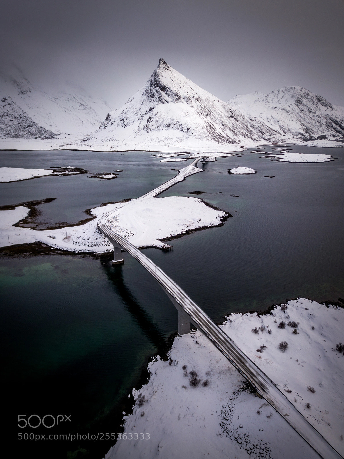 DJI FC220 sample photo. Fredvang bridges! photography