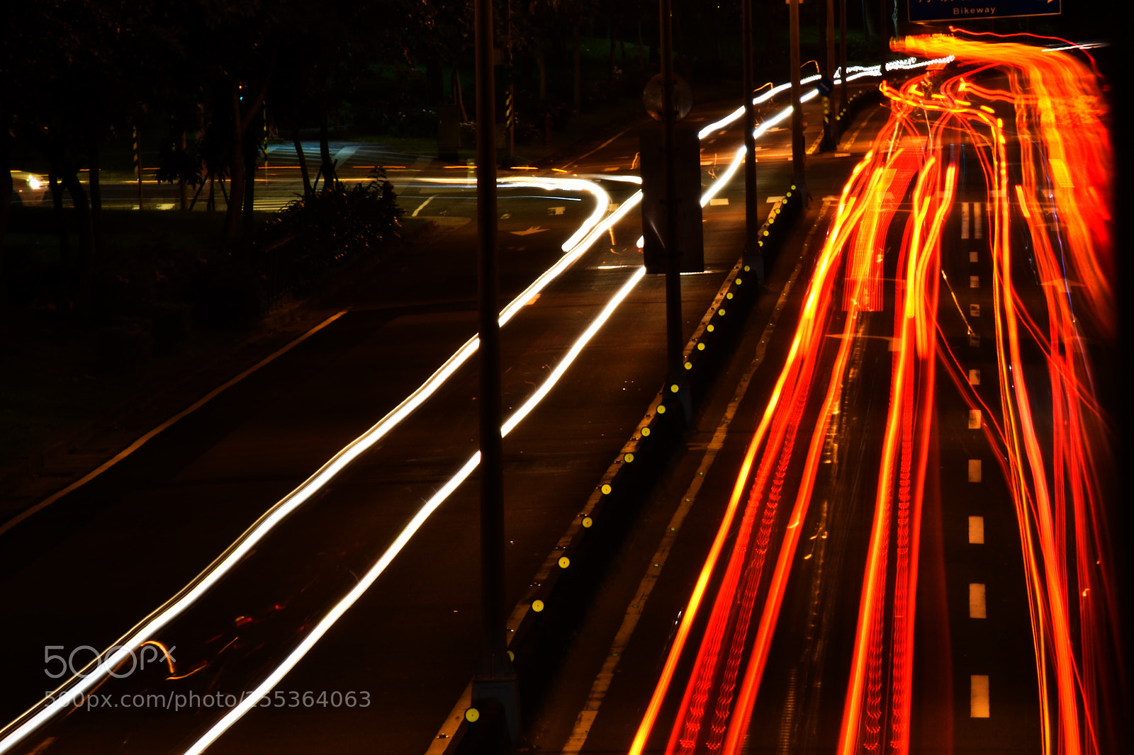 Nikon D5500 sample photo. Car time-lapse photography