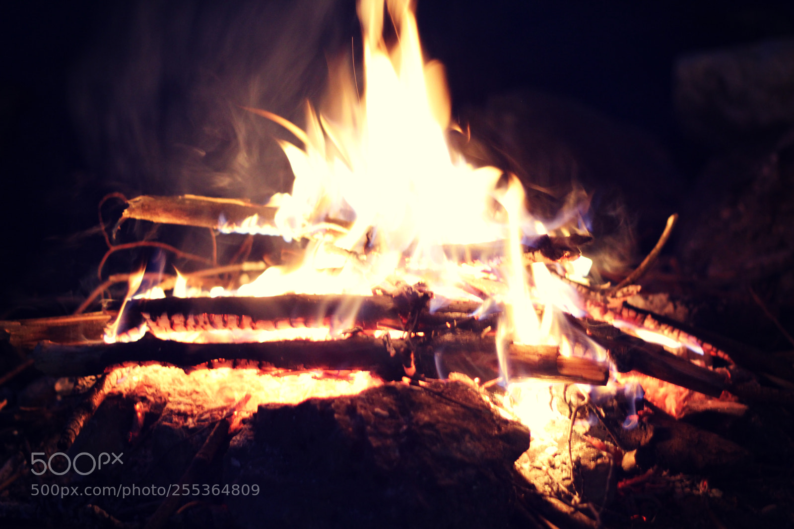 Canon EOS 60D sample photo. Night love of fireplace photography