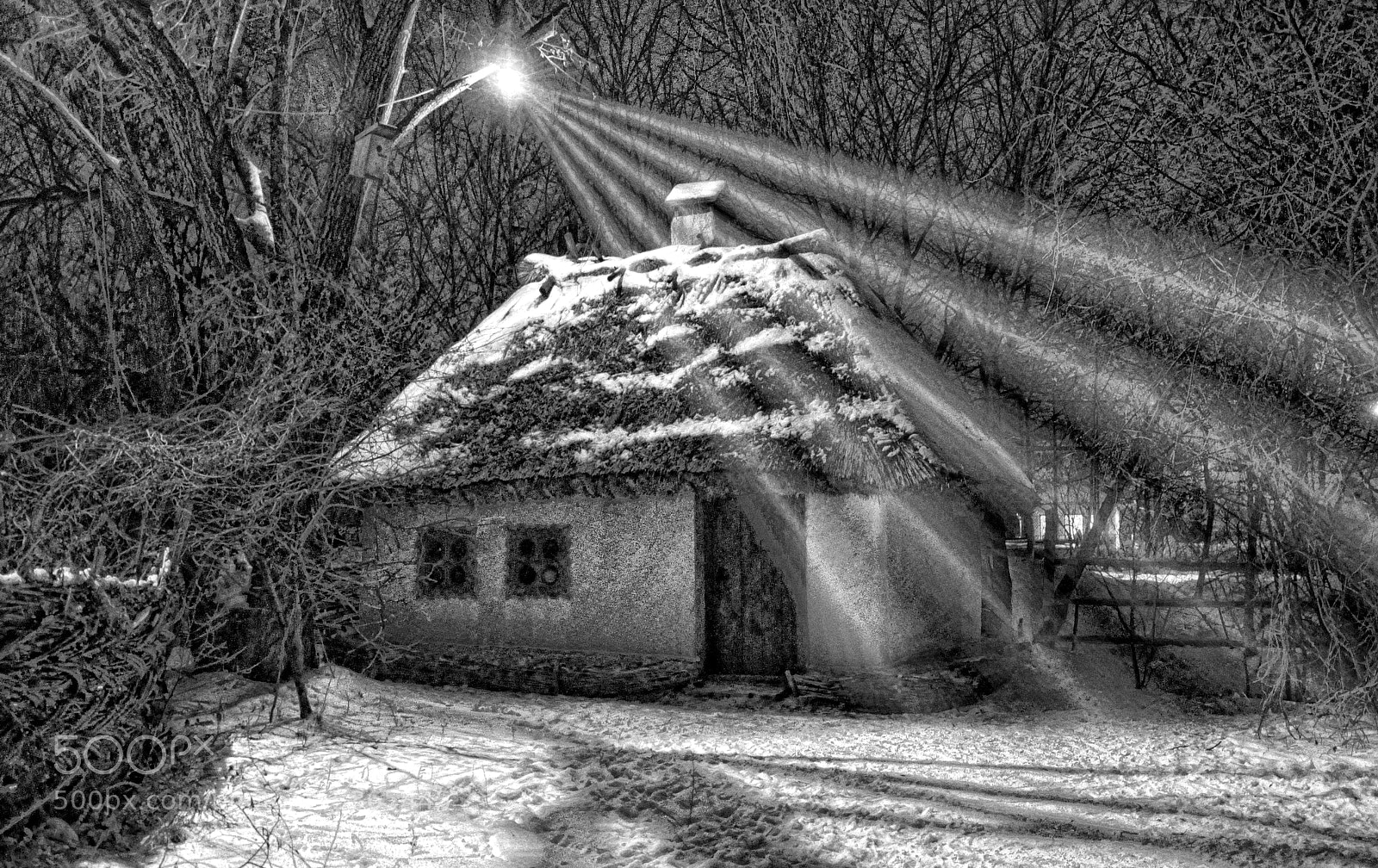 Nikon D90 sample photo. Village - moonlight photography