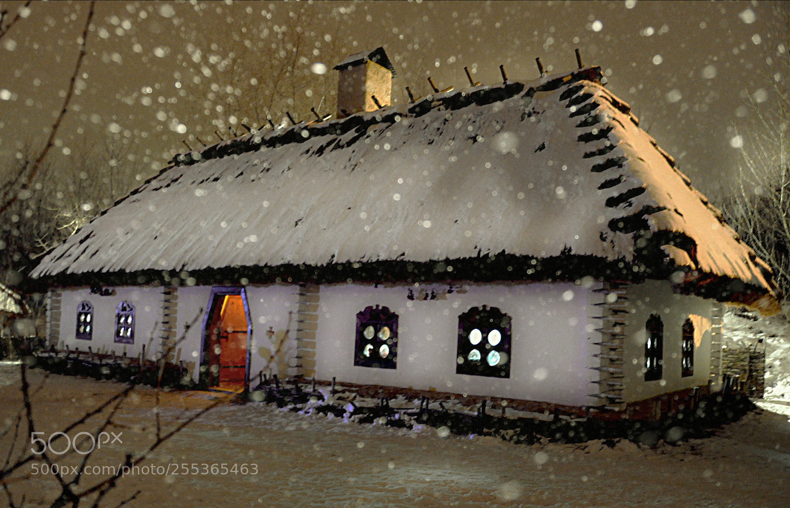 Nikon D90 sample photo. Village - moonlight photography