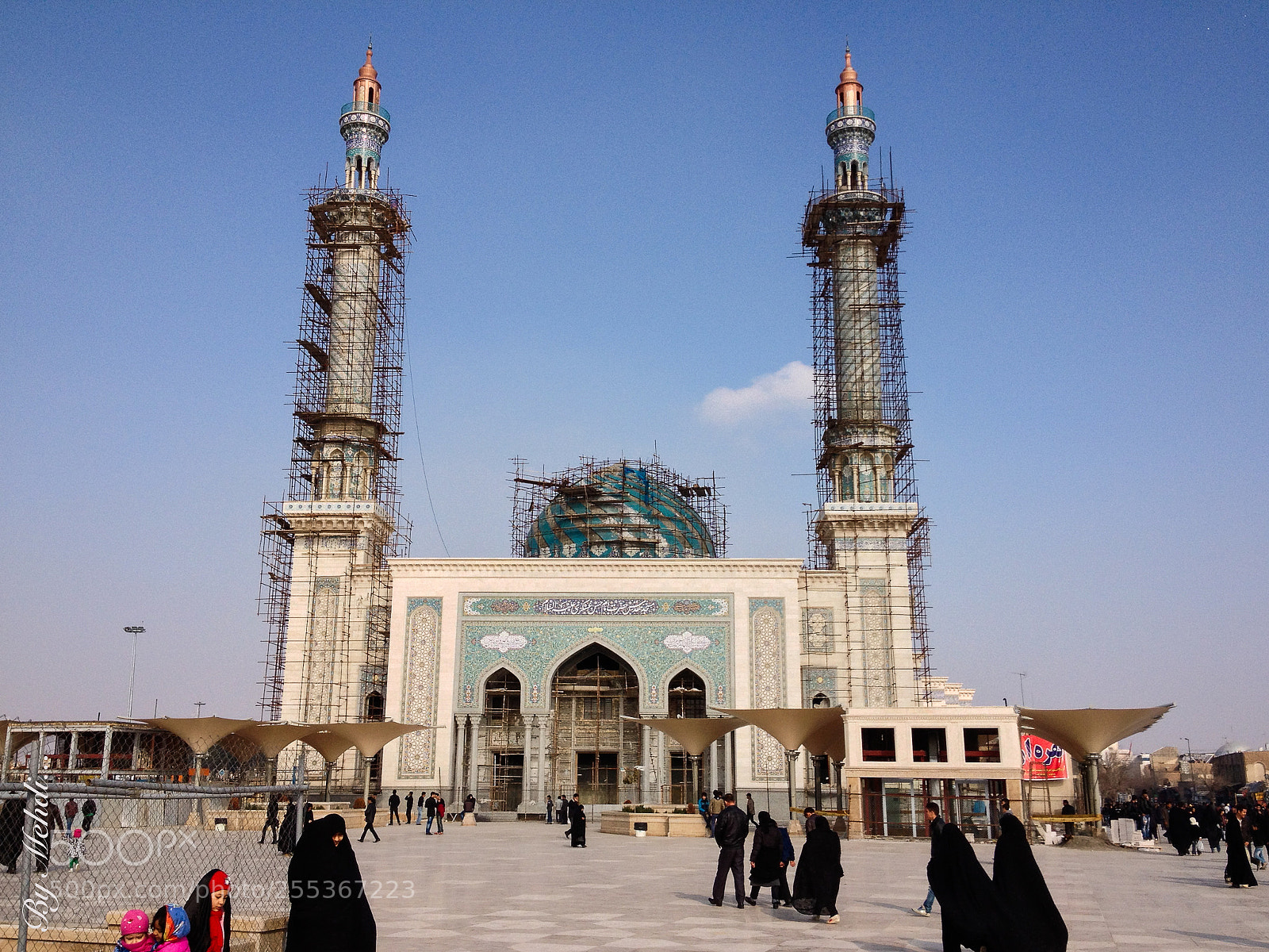 Apple iPhone 4S sample photo. Mosque in qum photography