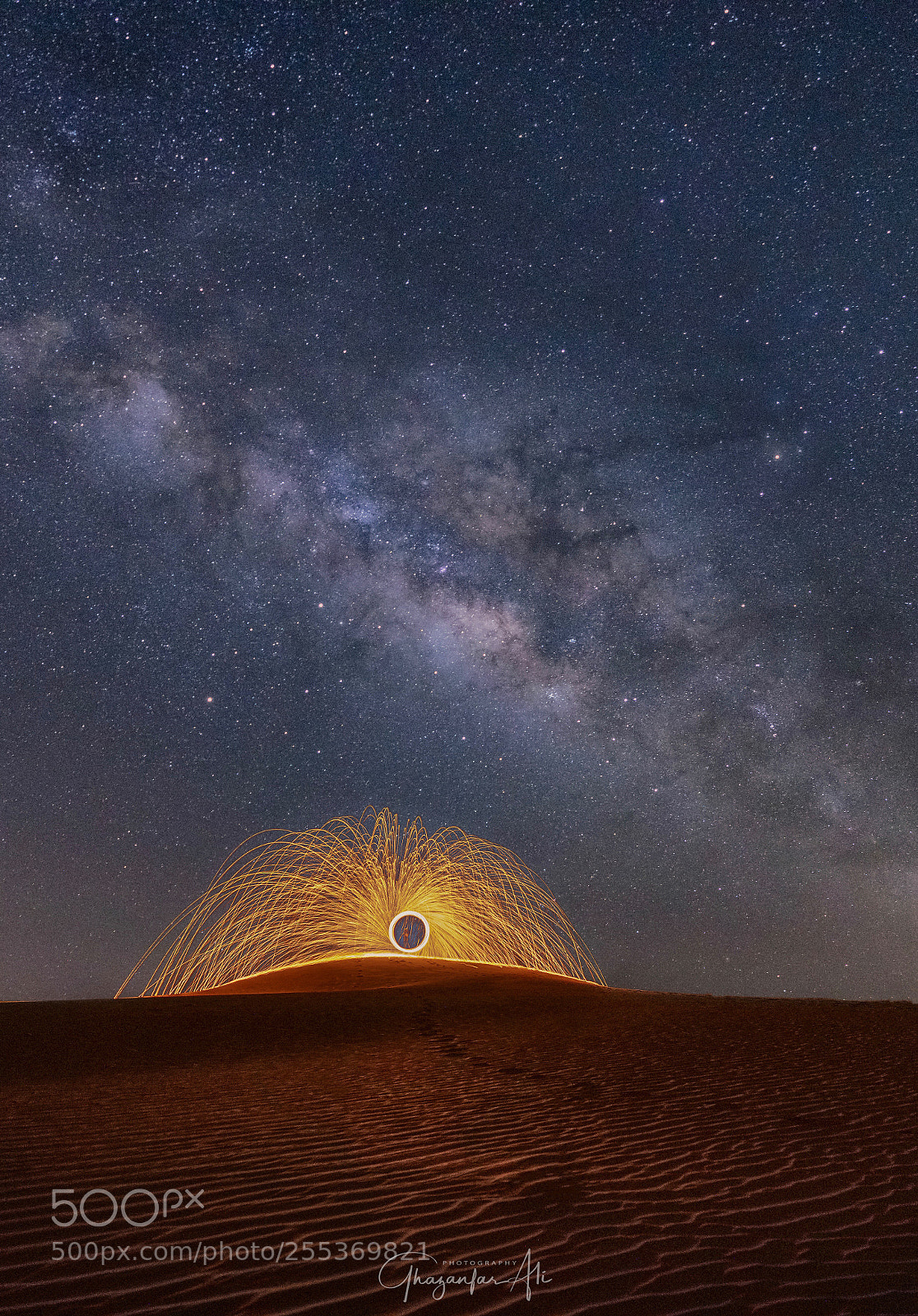Sony a7R III sample photo. Milkyway and steel wool photography