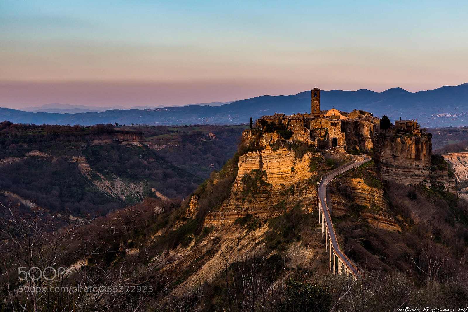Canon EOS 6D sample photo. Blue hour in civita photography