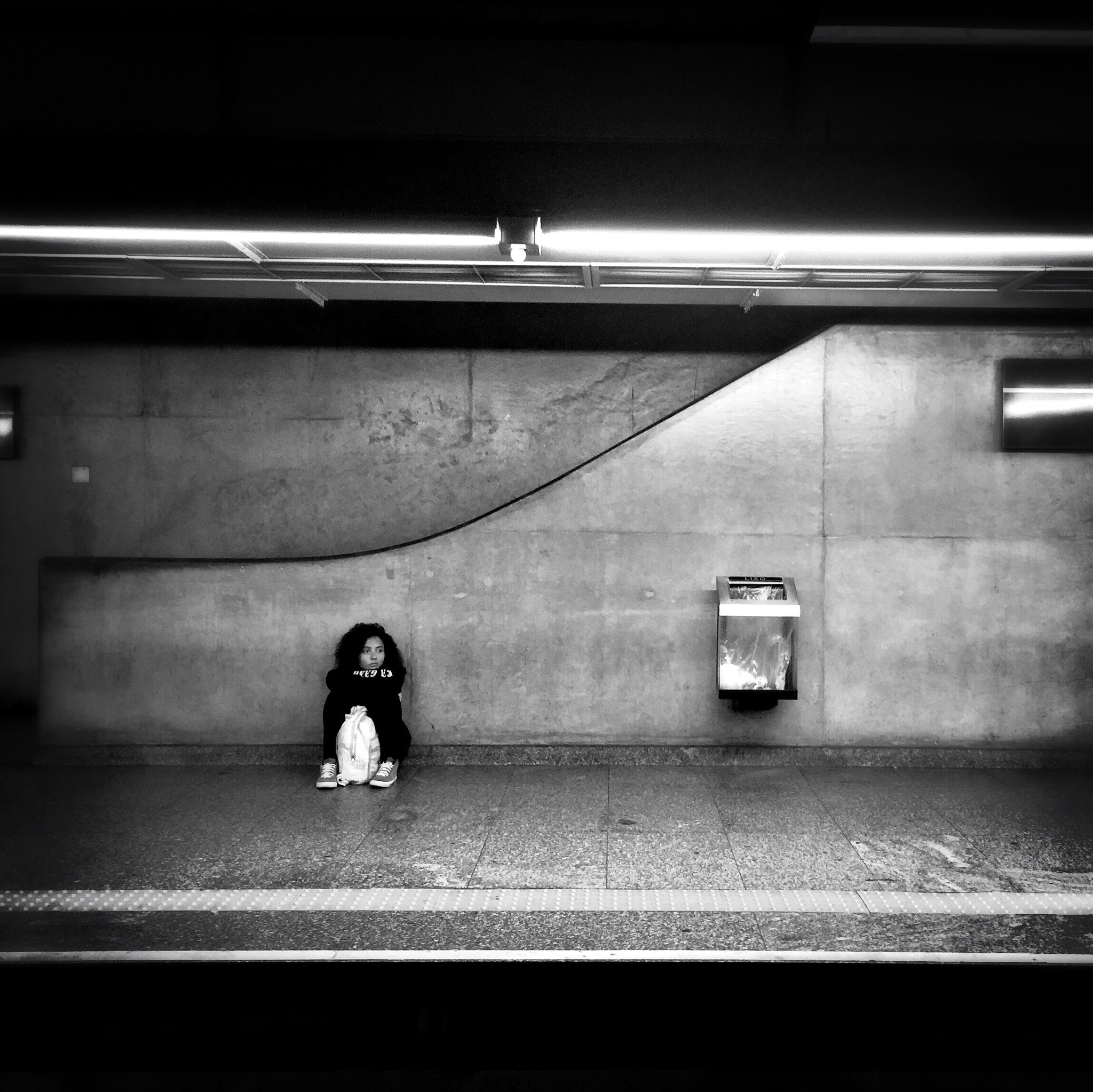Hipstamatic 342 sample photo. Lonely photography
