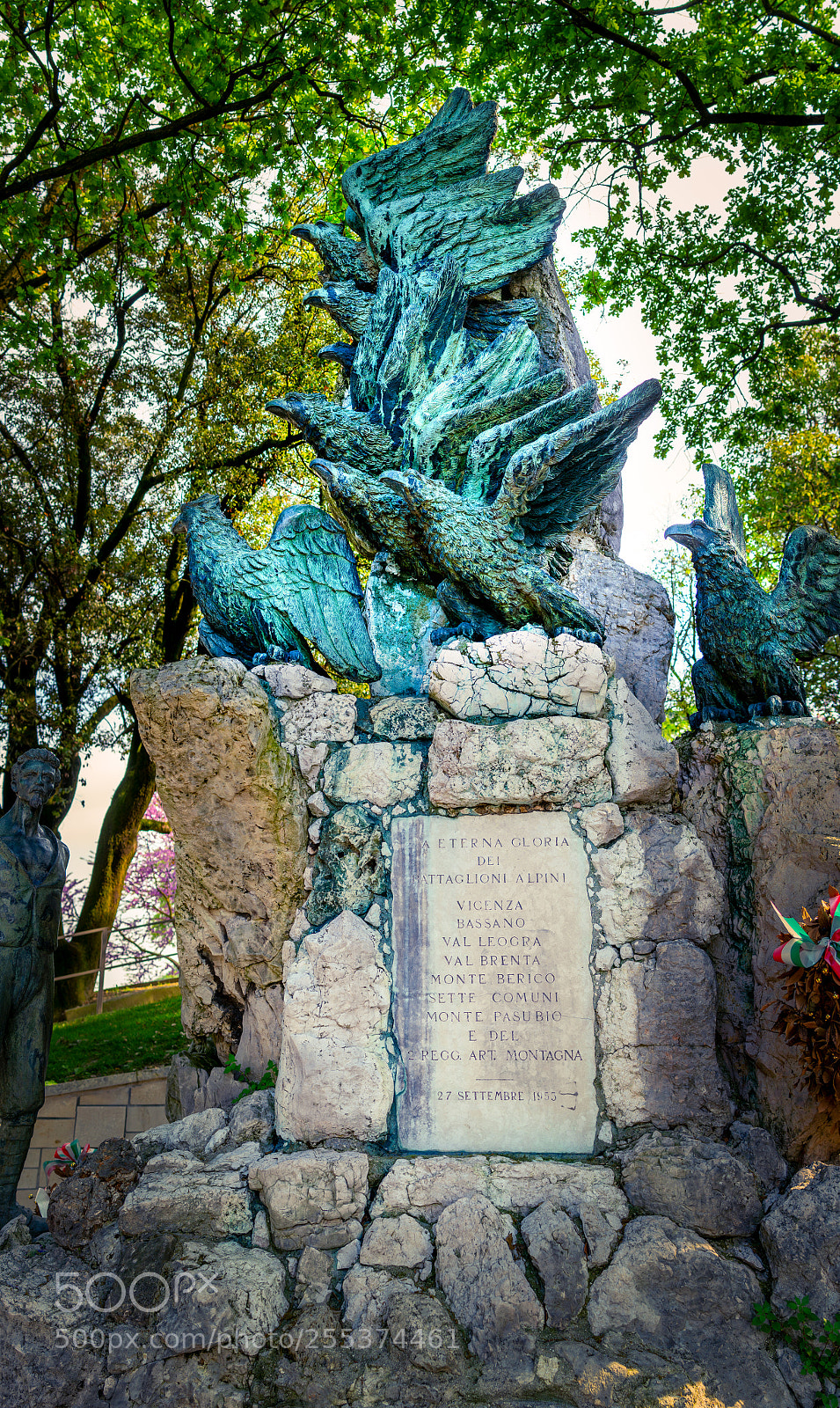 Sony a6300 sample photo. Vicenza statue photography