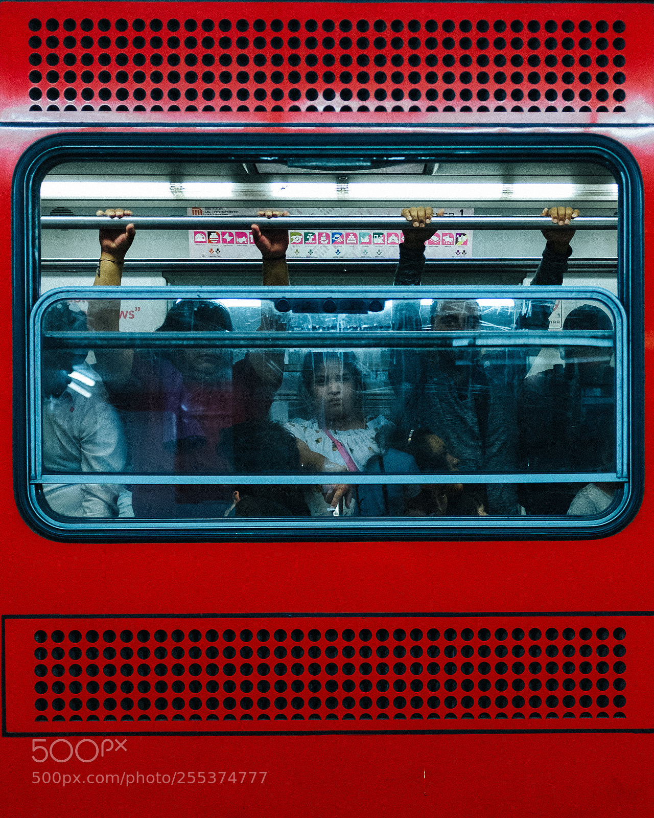 Fujifilm X100F sample photo. Inside mexico city subway photography