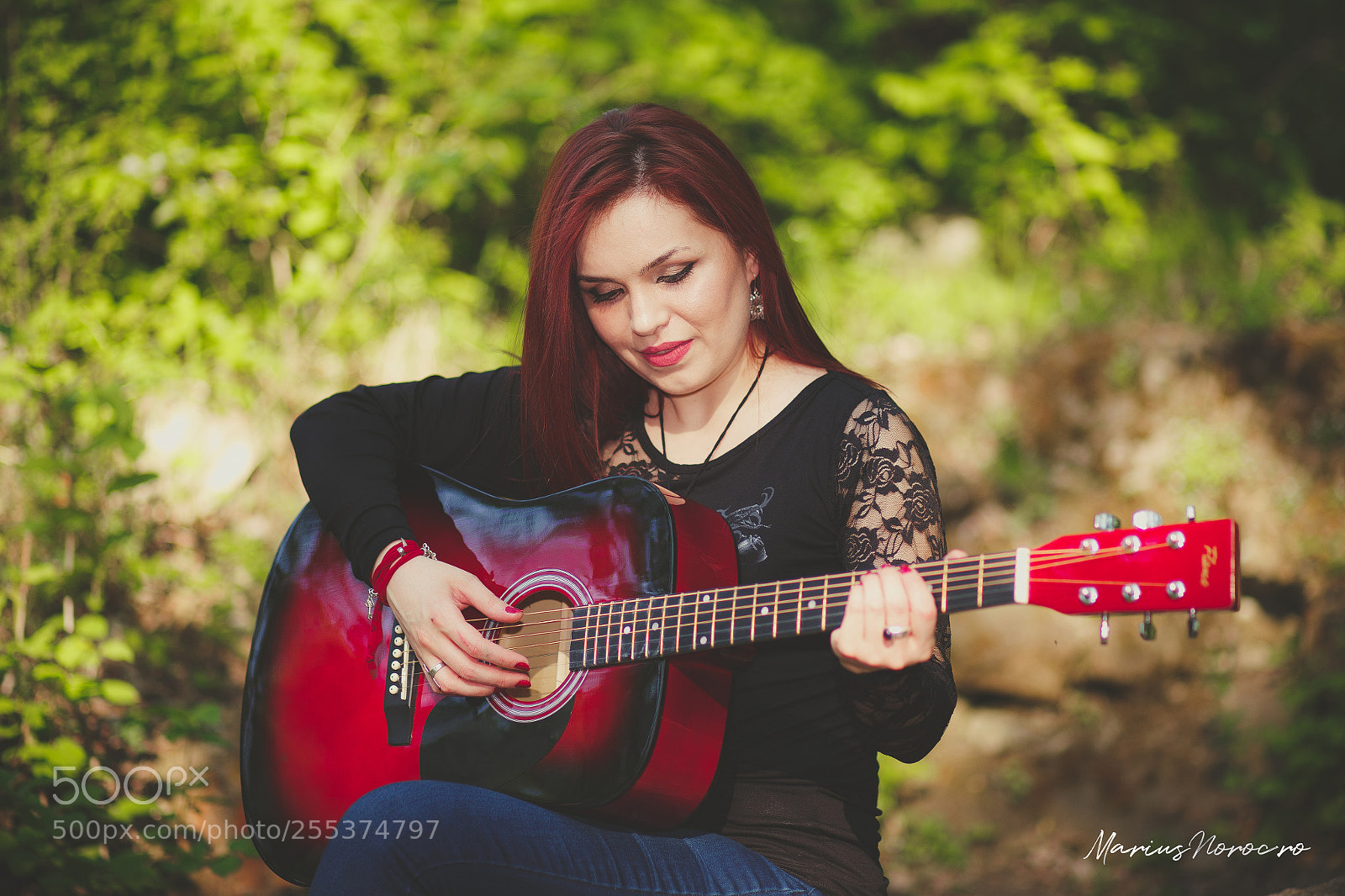 Canon EOS 6D sample photo. Girl with guitar photography