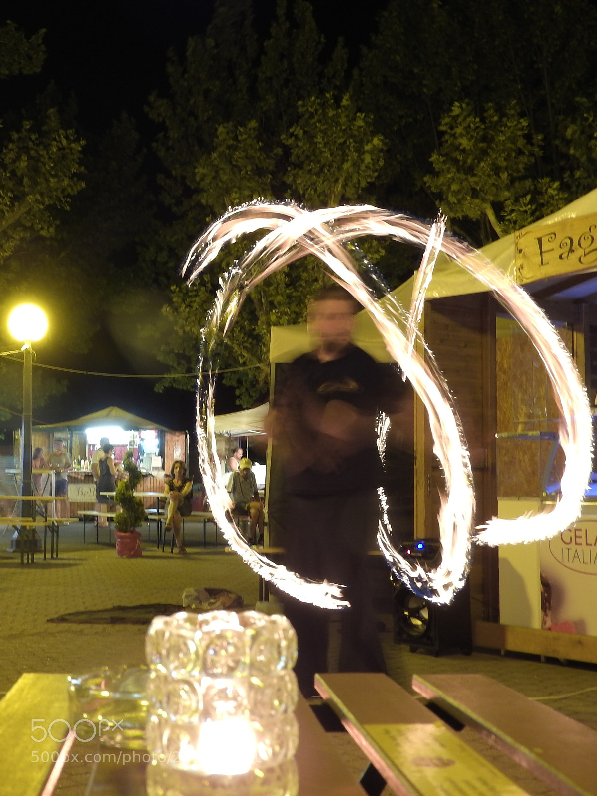 Nikon Coolpix P610 sample photo. Fire circle photography