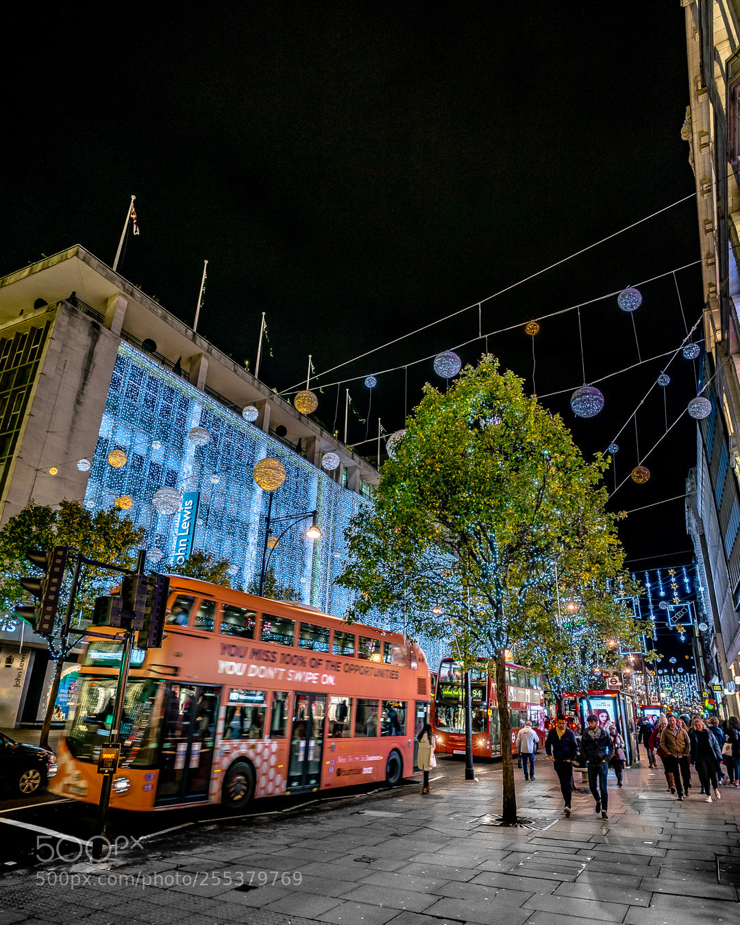 Sony a7R sample photo. Christmas lights in london photography