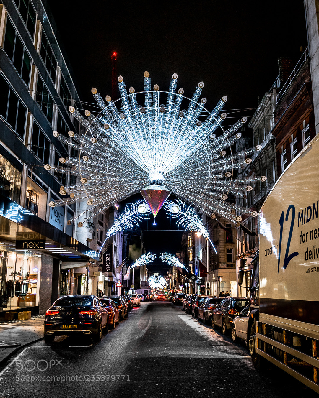 Sony a7R sample photo. Christmas lights in london photography