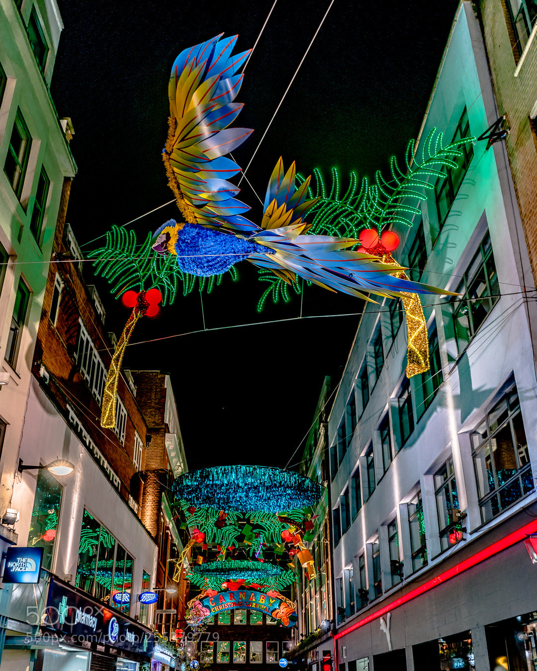 Sony a7R II sample photo. Christmas lights in london photography