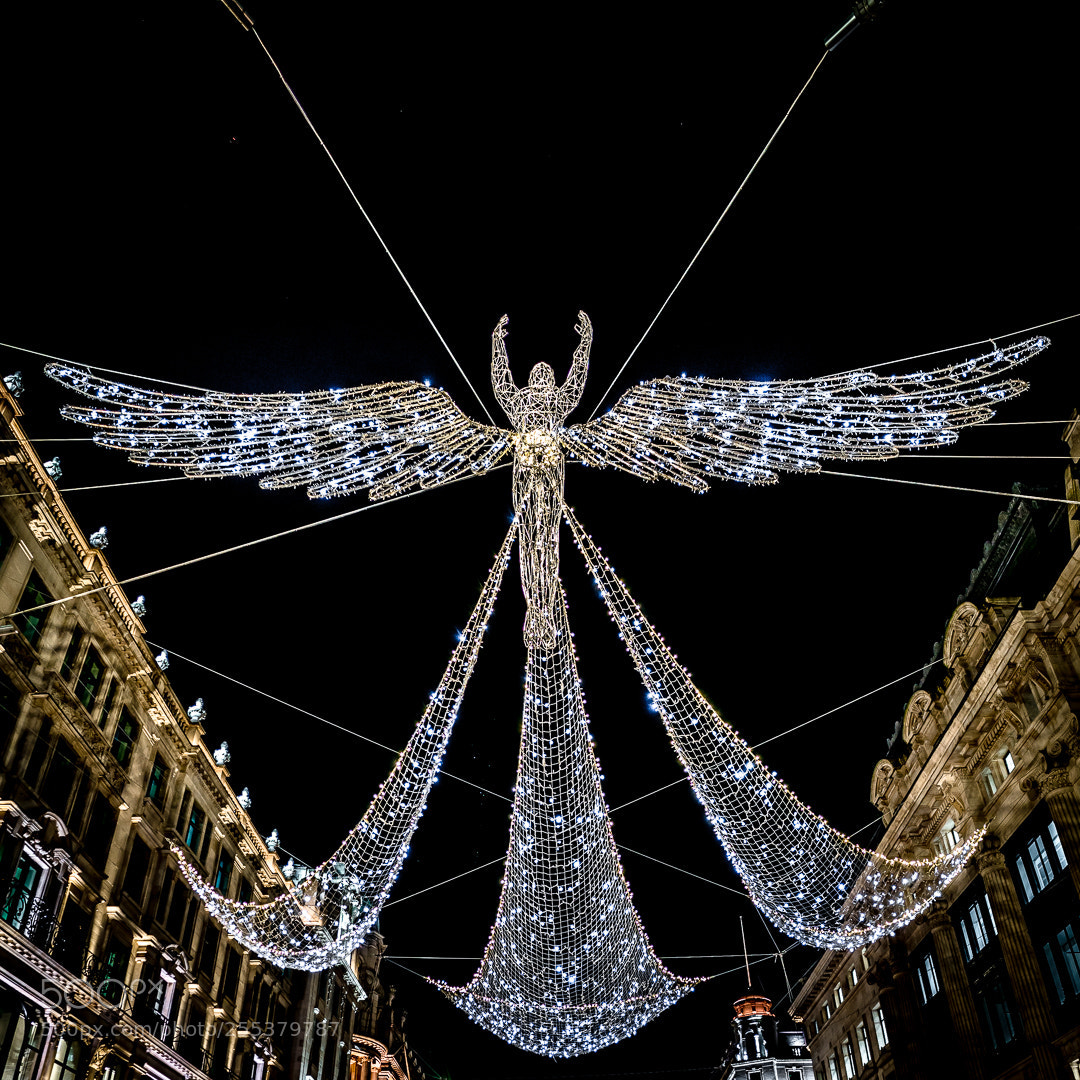 Sony a7R II sample photo. Christmas lights in london photography