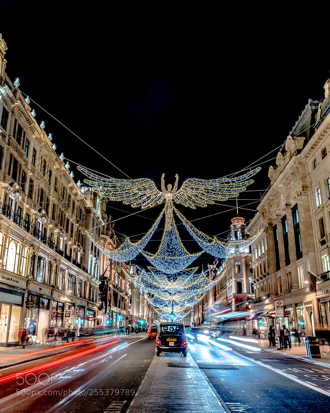 Sony a7R II sample photo. Christmas lights in london photography