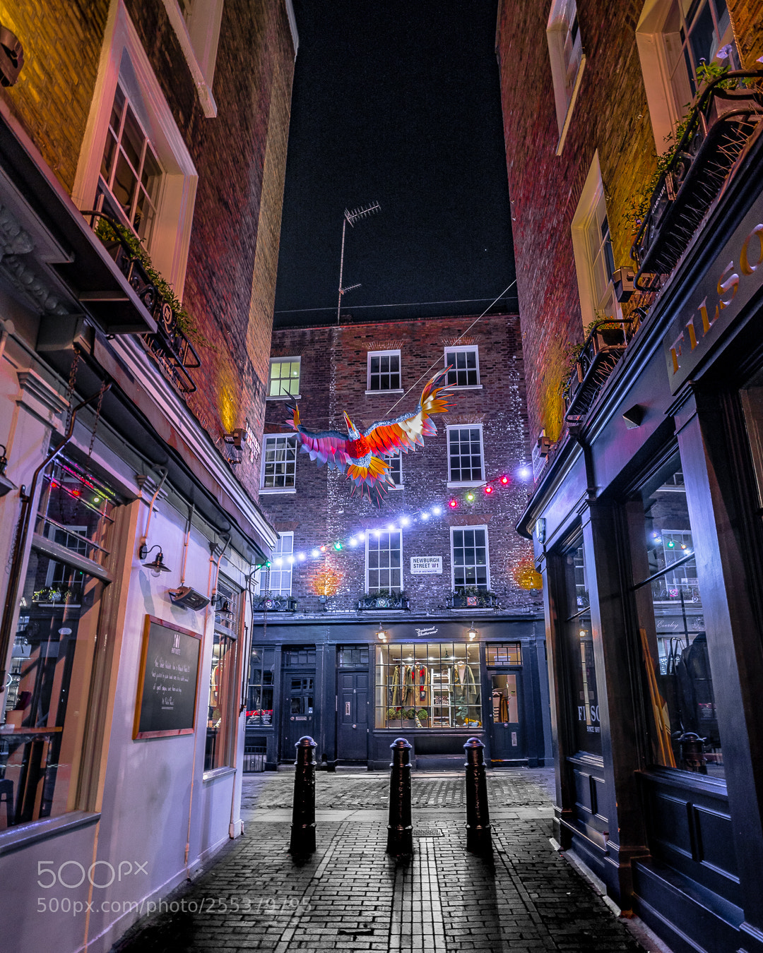 Sony a7R II sample photo. Christmas lights in london photography