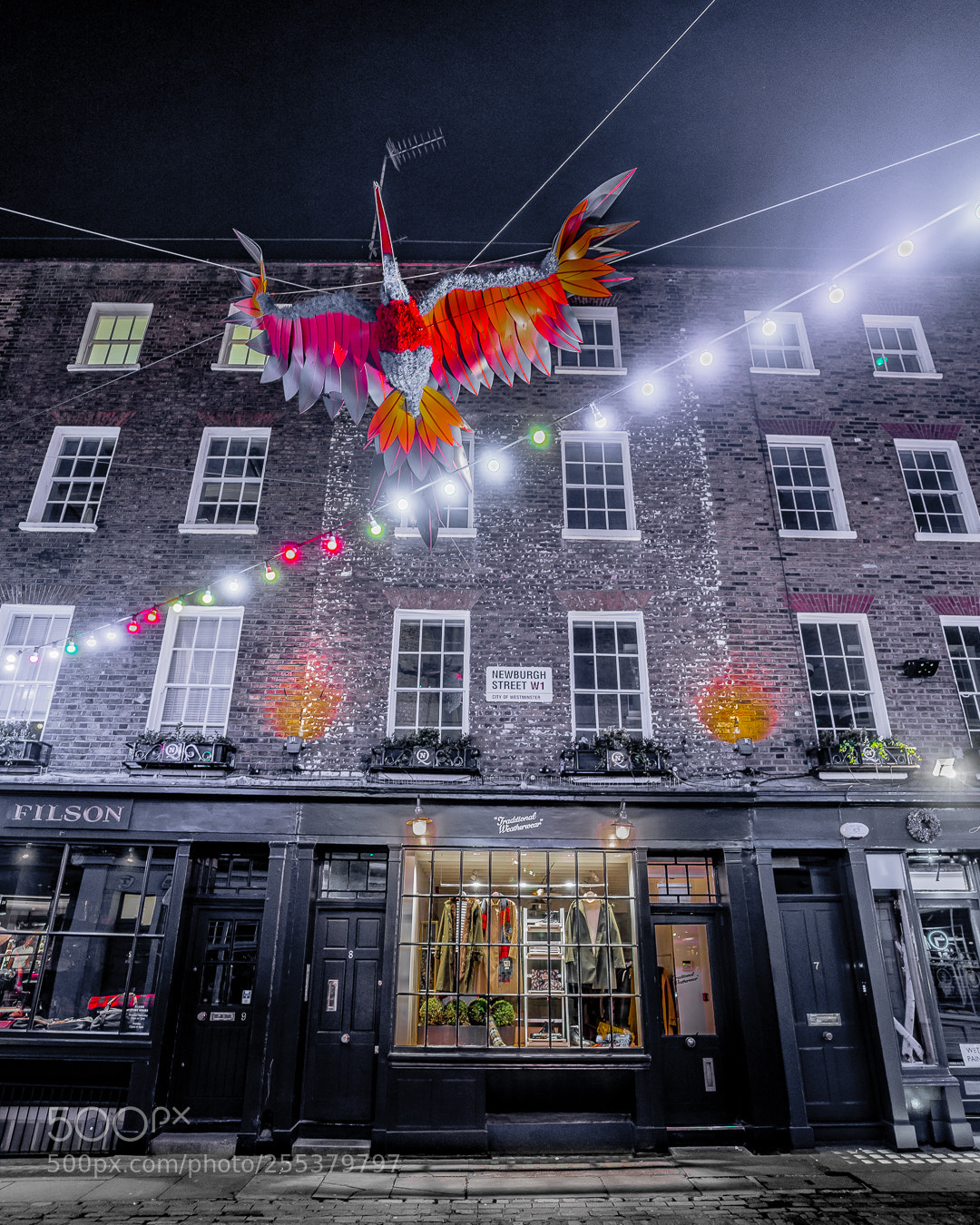 Sony a7R II sample photo. Christmas lights in london photography
