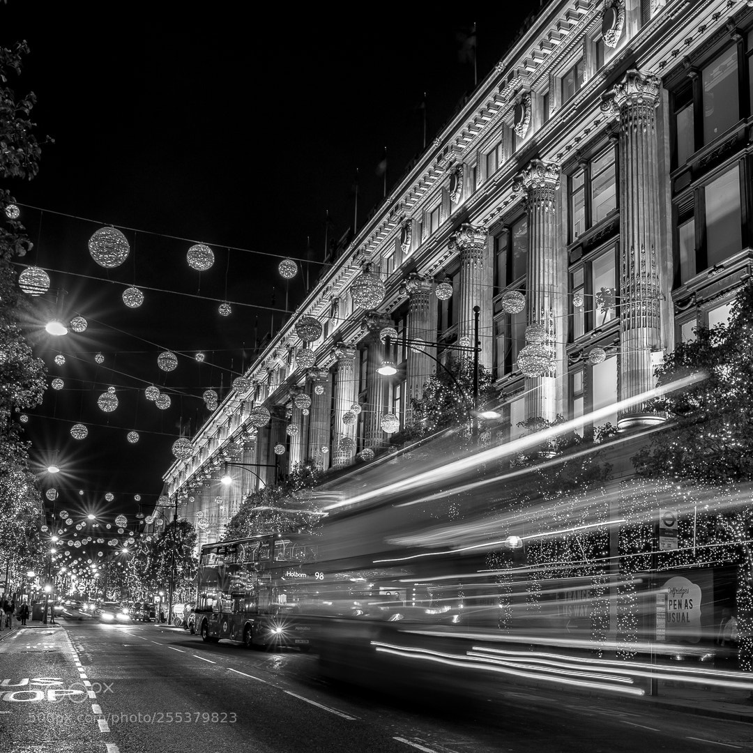 Sony a7R sample photo. Christmas lights in london photography