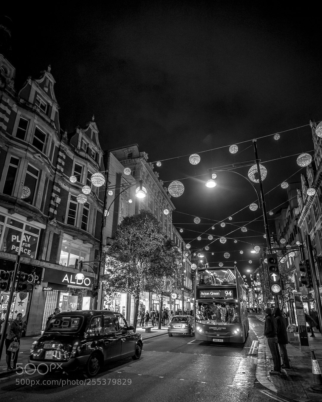 Sony a7R sample photo. Christmas lights in london photography