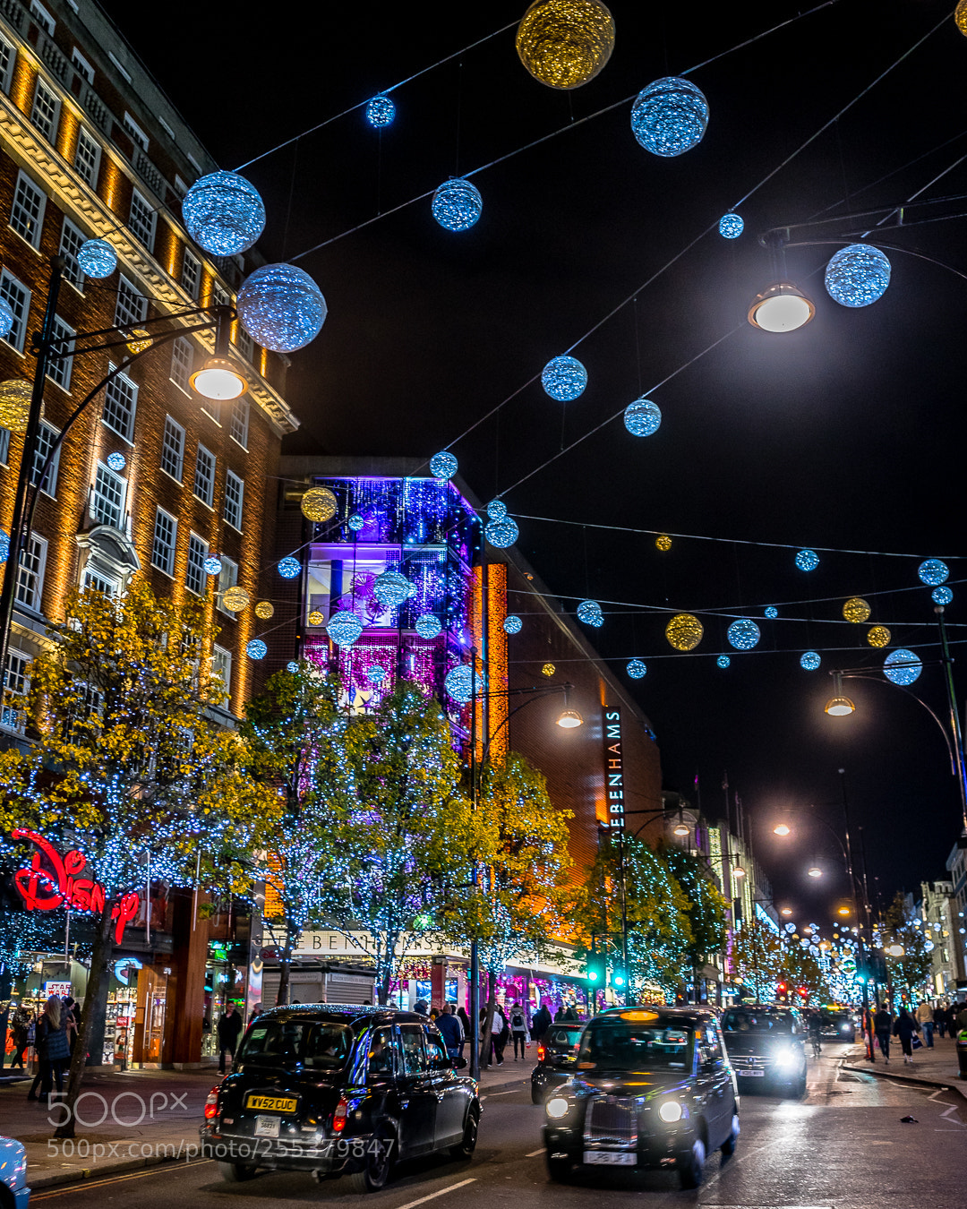 Sony a7R sample photo. Christmas lights in london photography