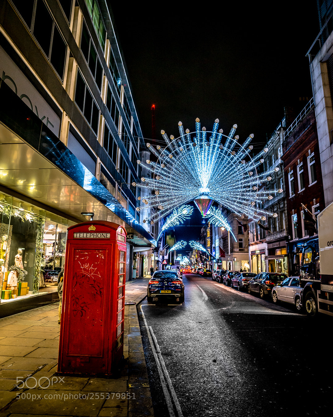Sony a7R sample photo. Christmas lights in london photography
