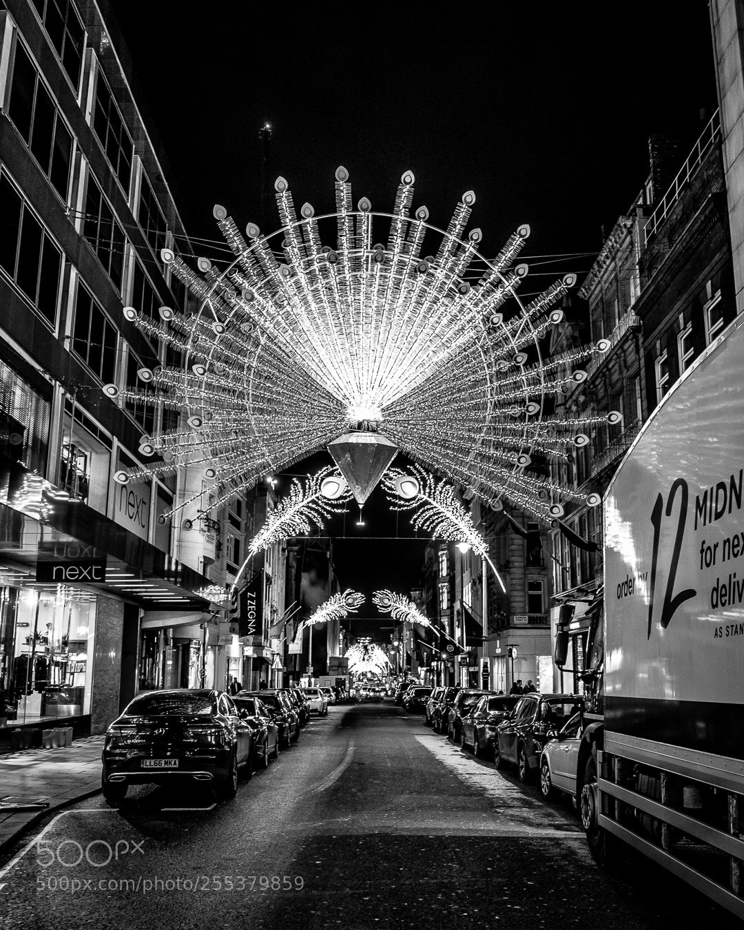 Sony a7R sample photo. Christmas lights in london photography