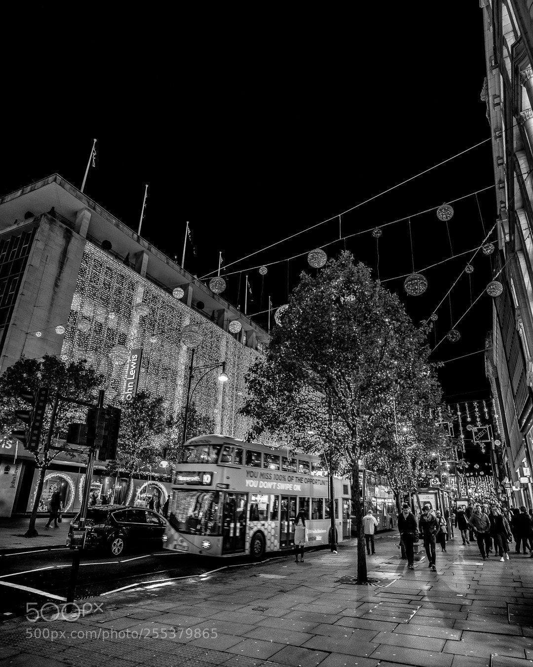Sony a7R sample photo. Christmas lights in london photography