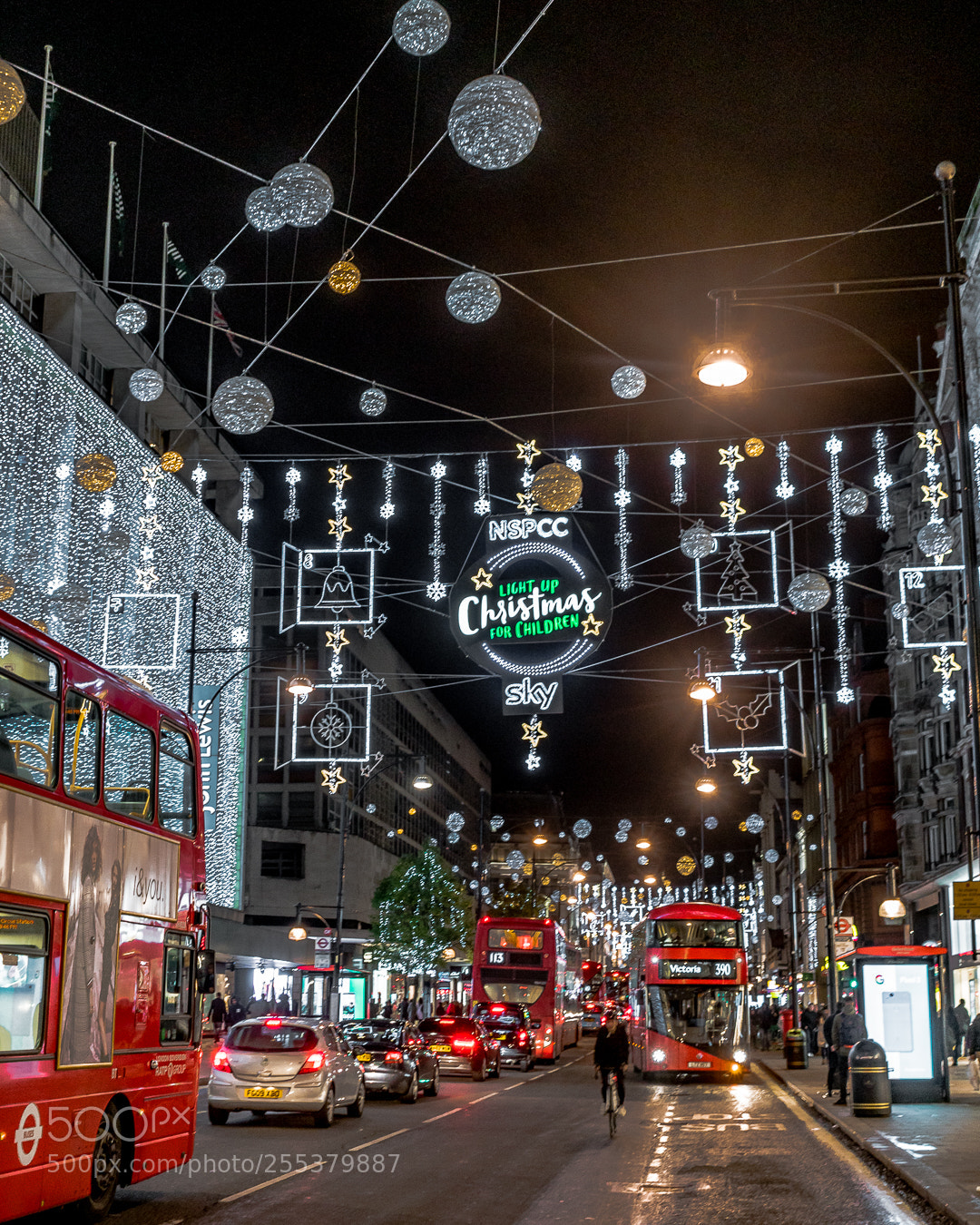 Sony a7R II sample photo. Christmas lights in london photography