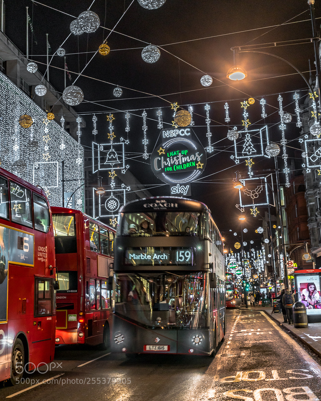 Sony a7R II sample photo. Christmas lights in london photography