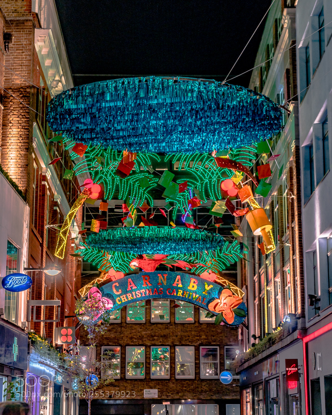 Sony a7R II sample photo. Christmas lights in london photography