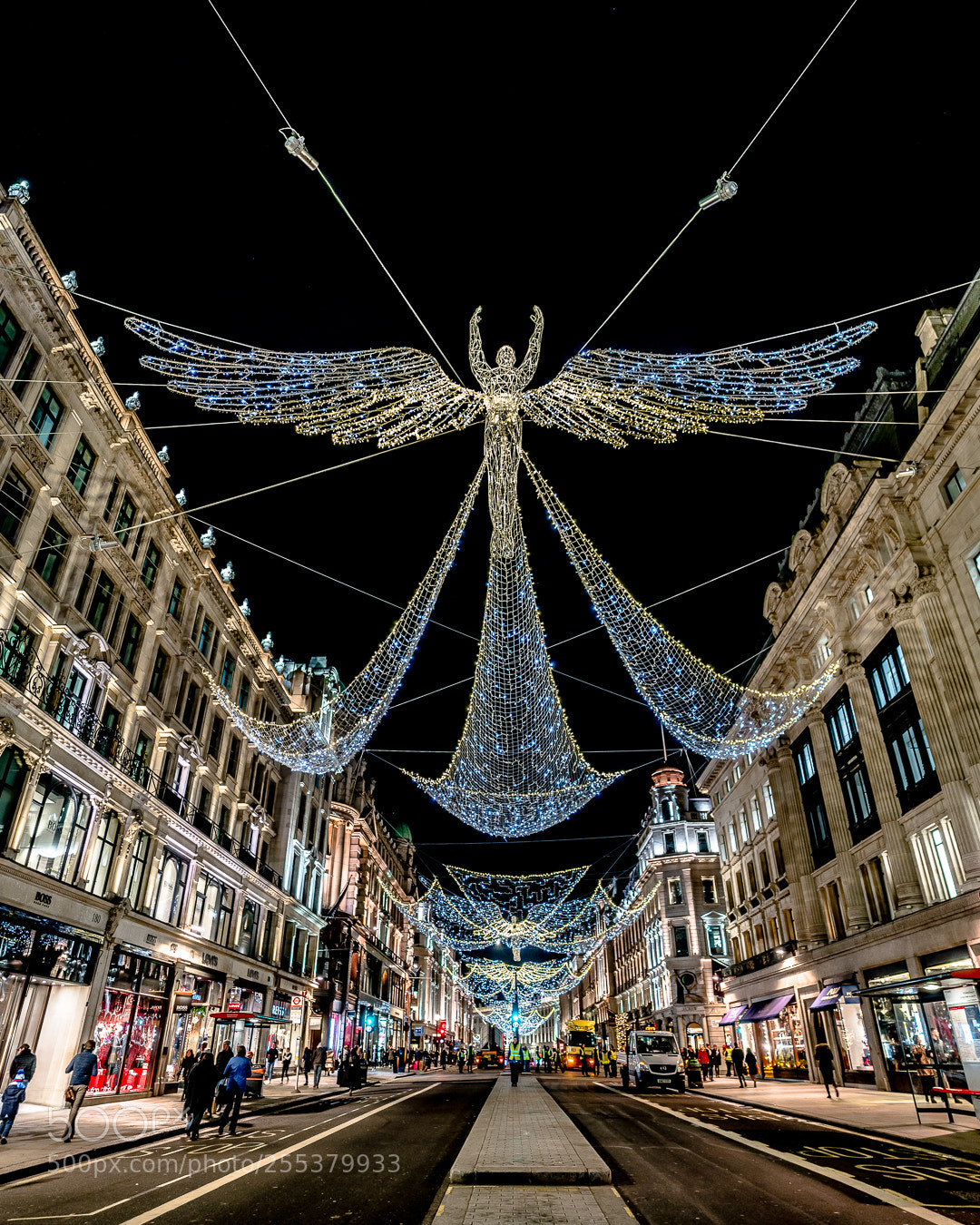 Sony a7R II sample photo. Christmas lights in london photography