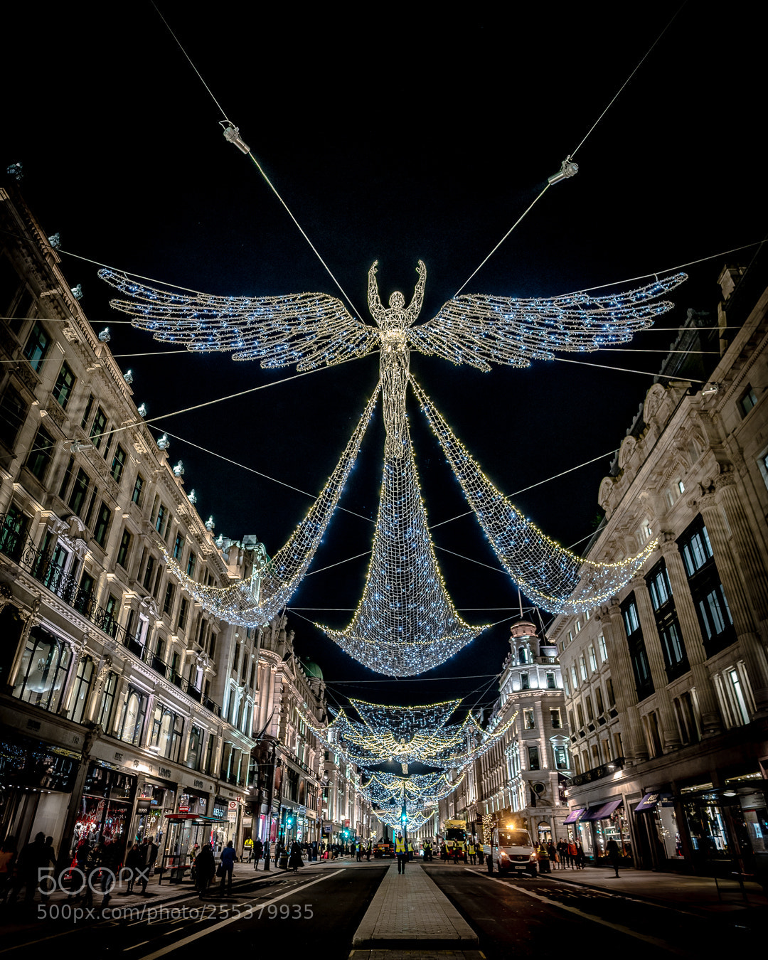 Sony a7R II sample photo. Christmas lights in london photography