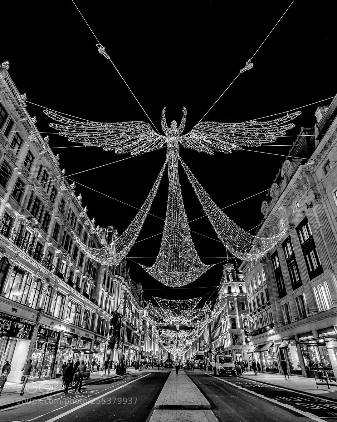 Sony a7R II sample photo. Christmas lights in london photography