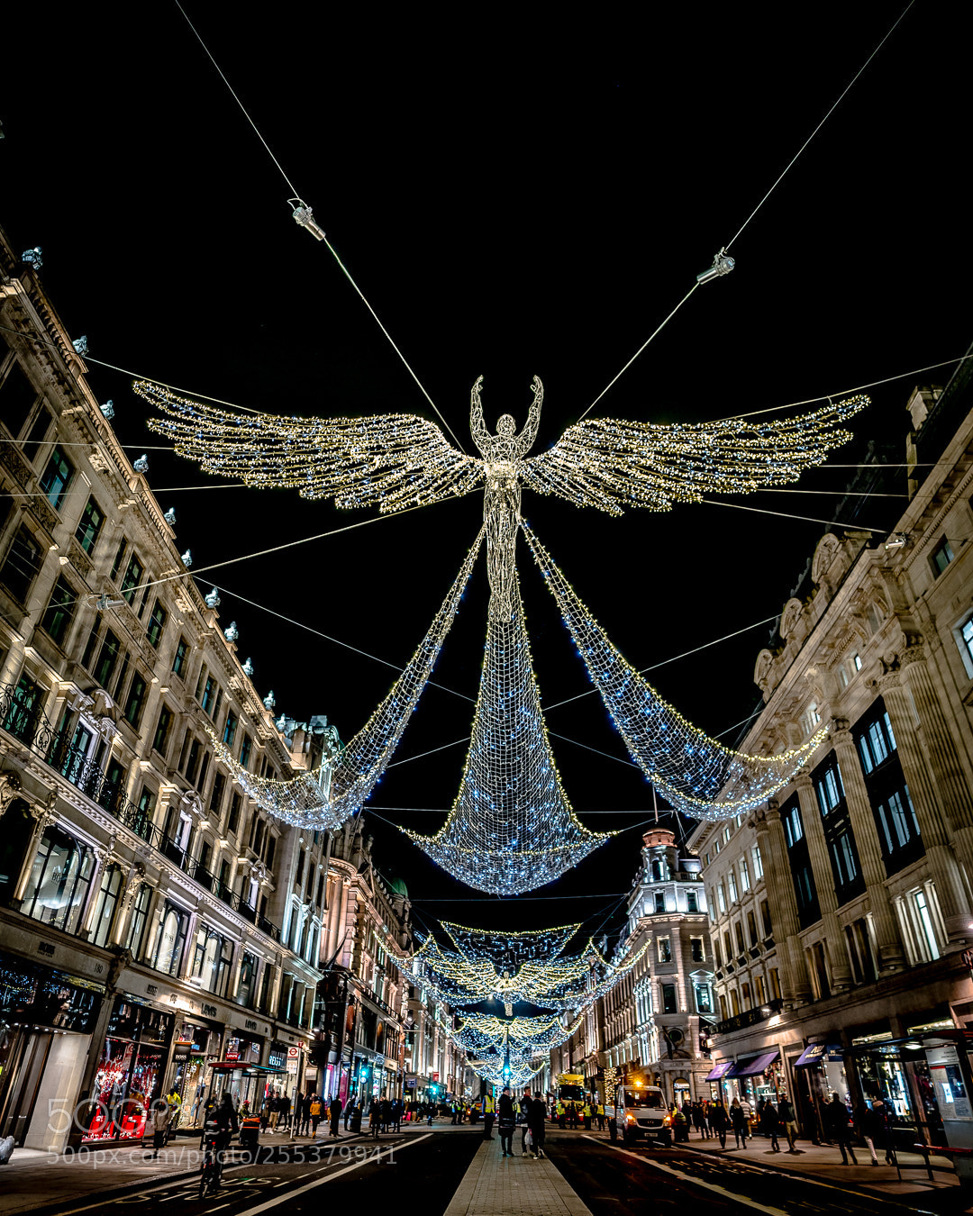 Sony a7R II sample photo. Christmas lights in london photography