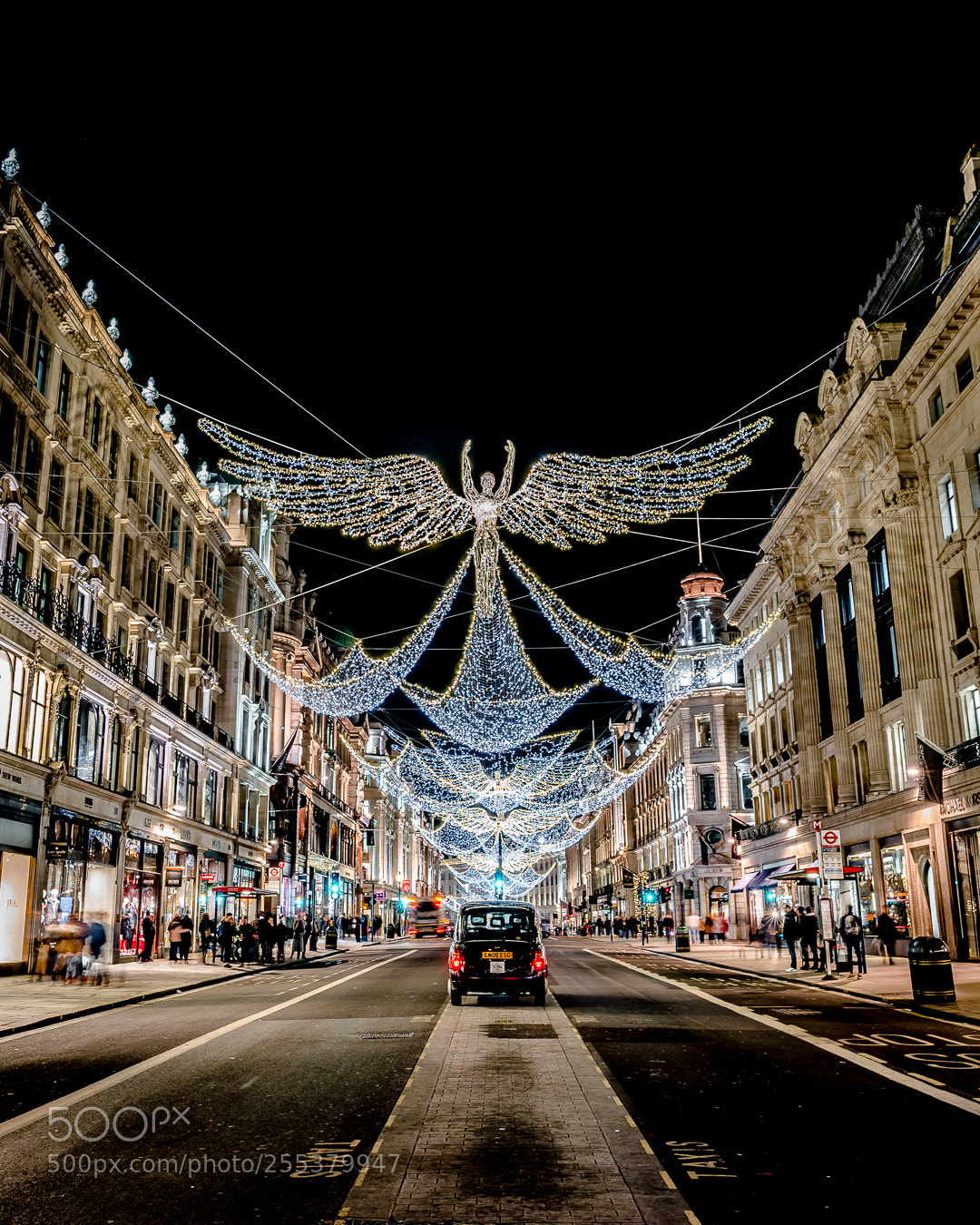 Sony a7R II sample photo. Christmas lights in london photography