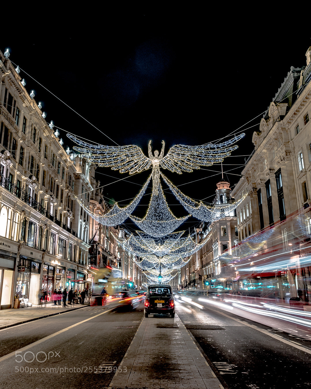 Sony a7R II sample photo. Christmas lights in london photography