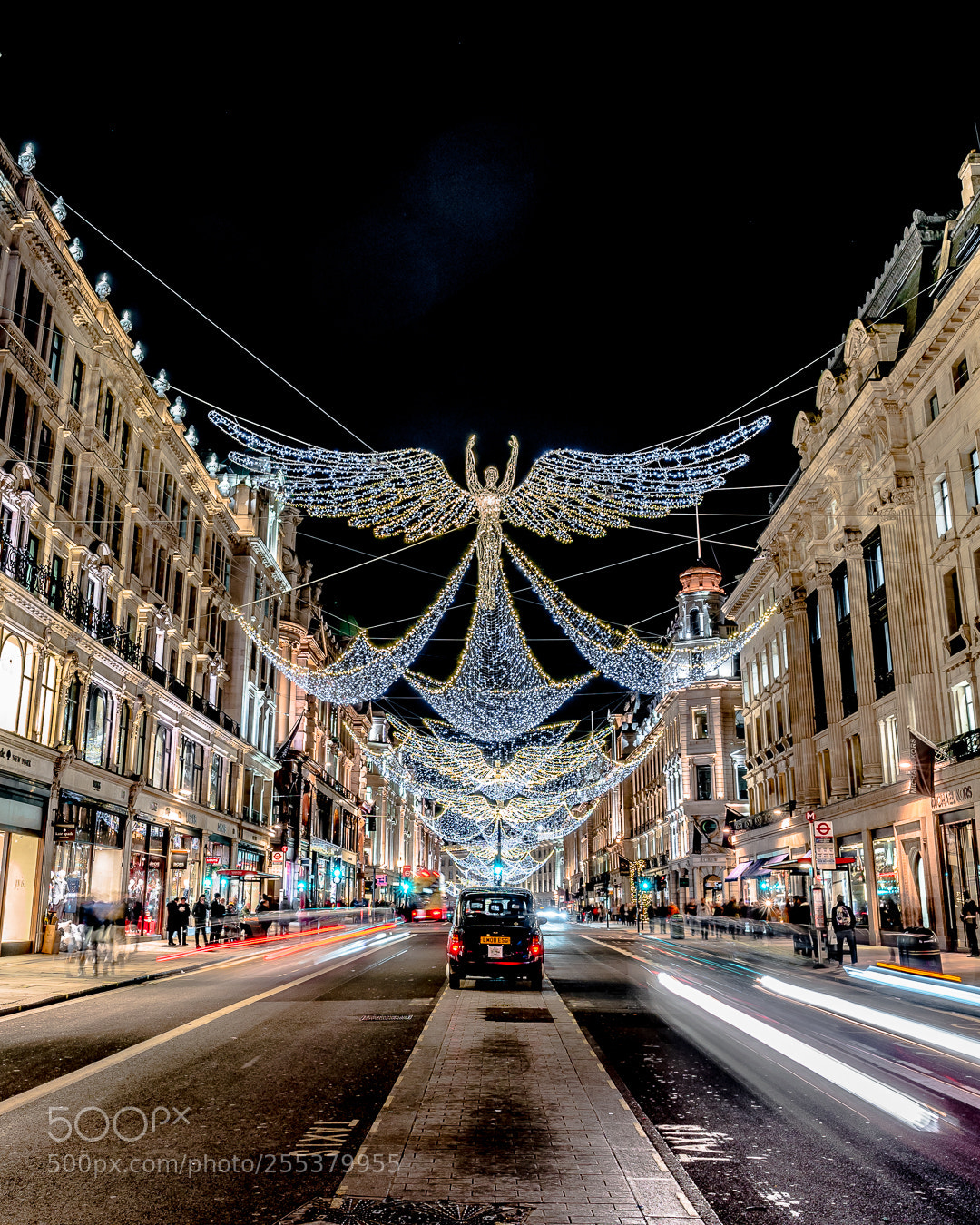 Sony a7R II sample photo. Christmas lights in london photography