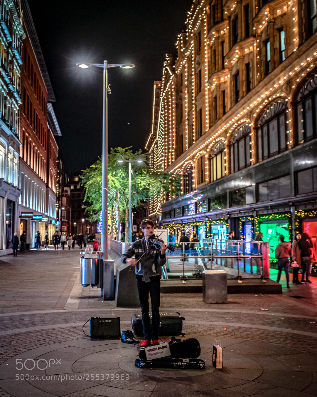 Sony a7R II sample photo. Christmas lights in london photography