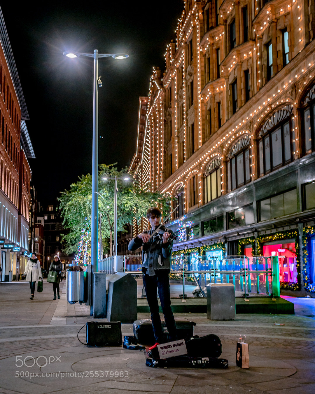 Sony a7R II sample photo. Christmas lights in london photography