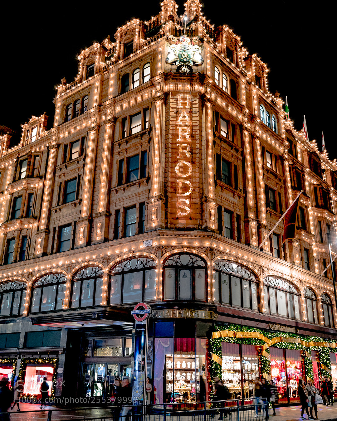 Sony a7R II sample photo. Christmas lights in london photography