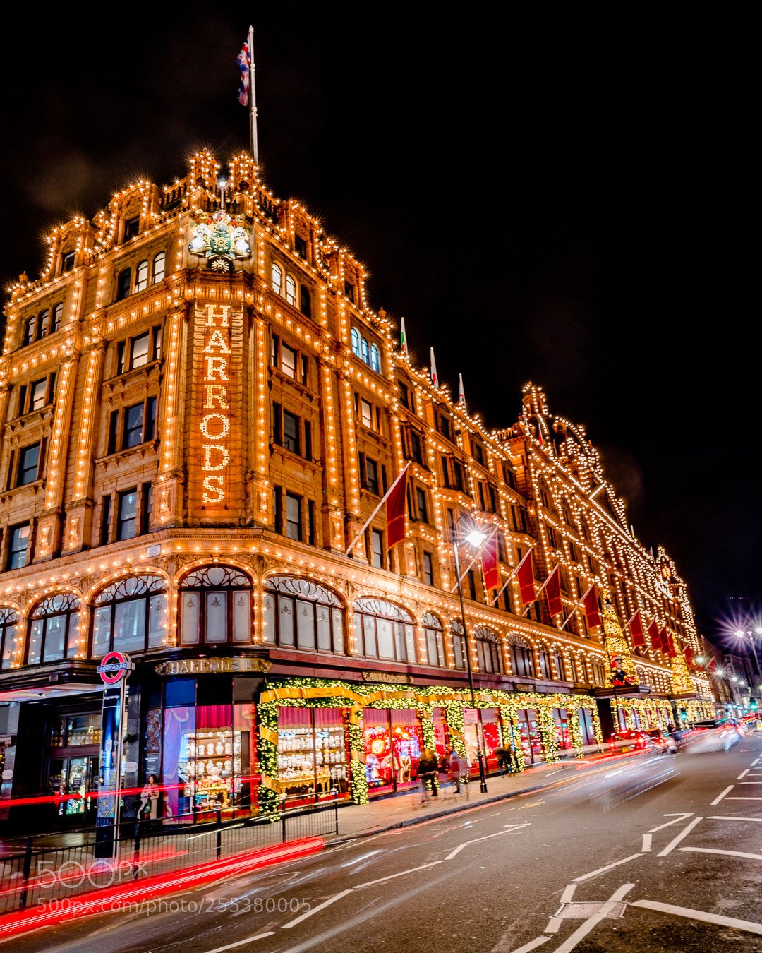 Sony a7R II sample photo. Christmas lights in london photography