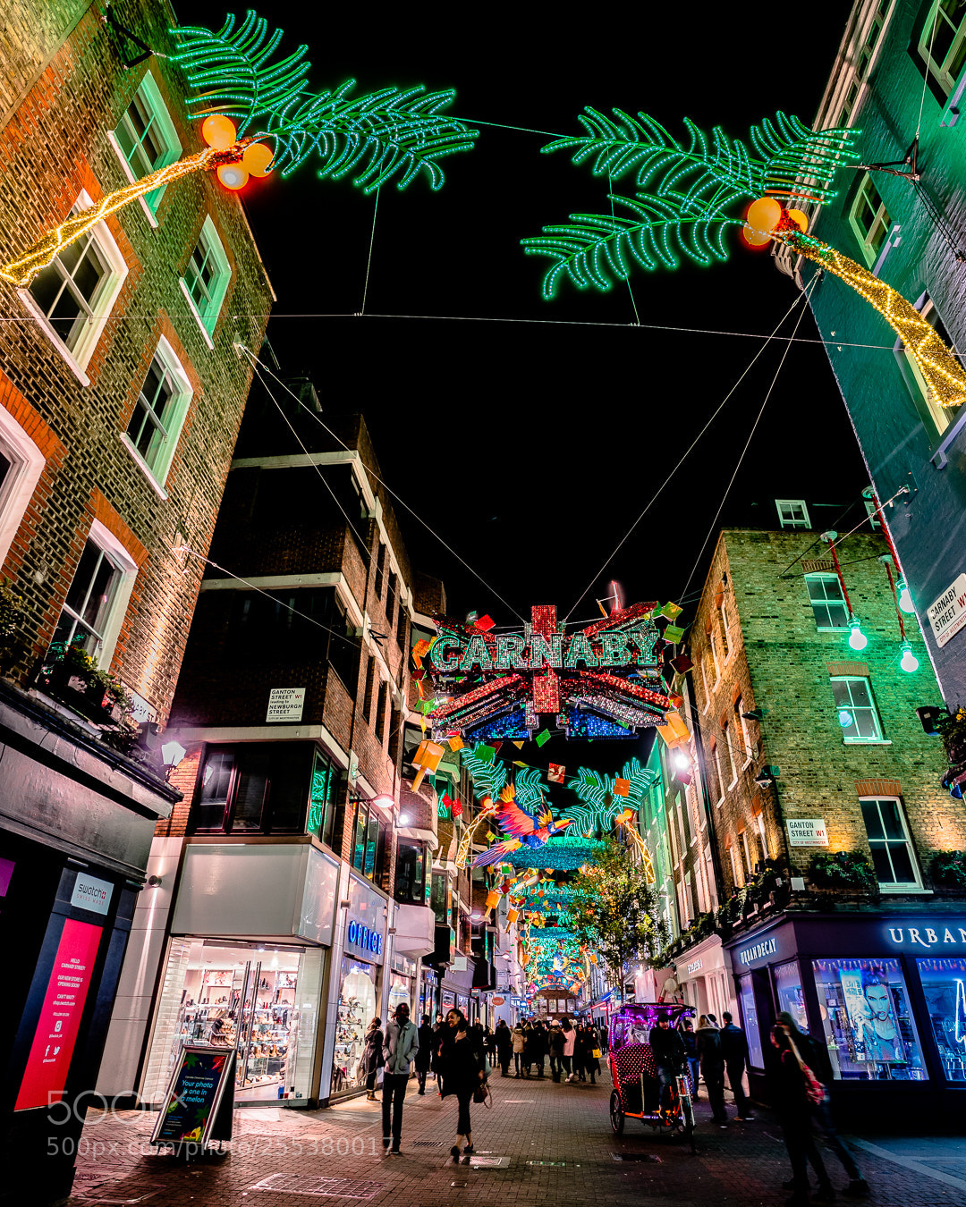 Sony a7R II sample photo. Christmas lights in london photography